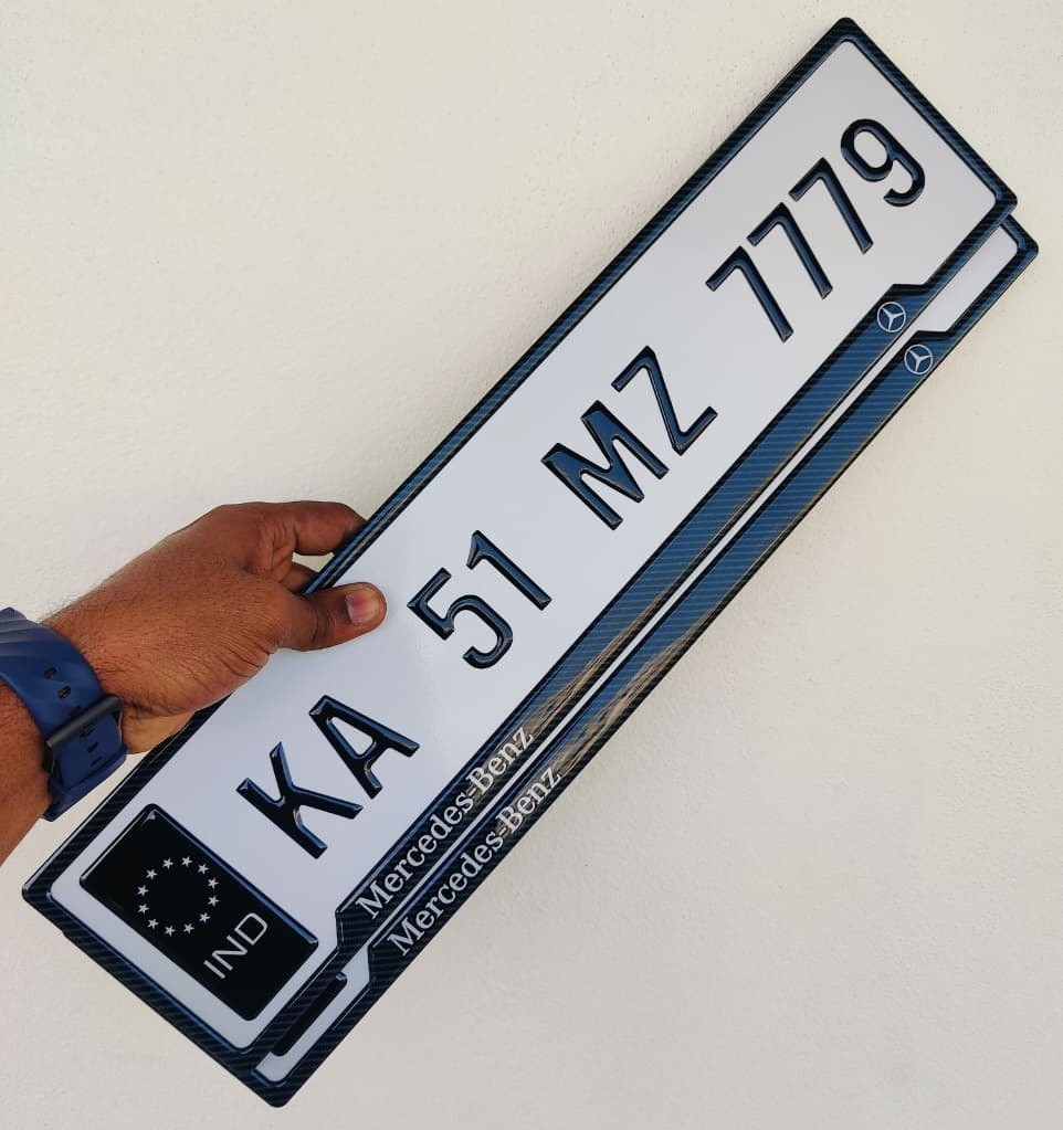 Order Car gel number plates in karnataka